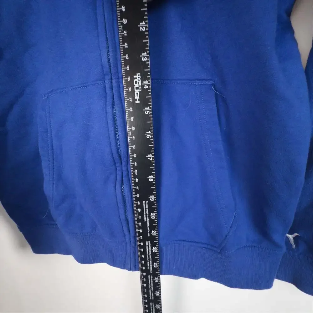 Puma Boys Sportlifestyle Full Zip Hoodie Blue Size L